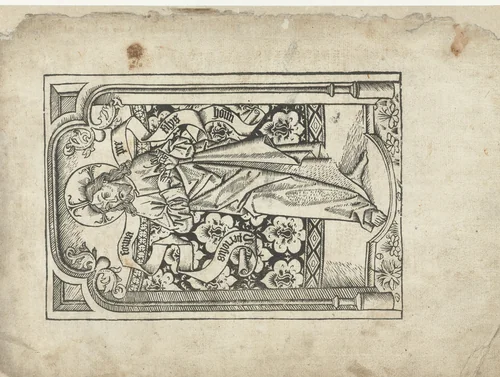 Staande Christus by anonymous, print, 1495