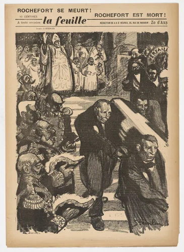 La Feuille, no. 14 by Théophile-Alexandre Steinlen, illustrated book, 1898