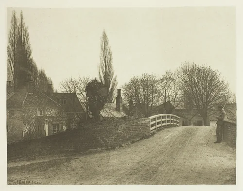 The Crown Inn, Borxbourne by Peter Henry Emerson, print, 1880-1888