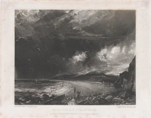 Weymouth Bay by David Lucas, print, 1830