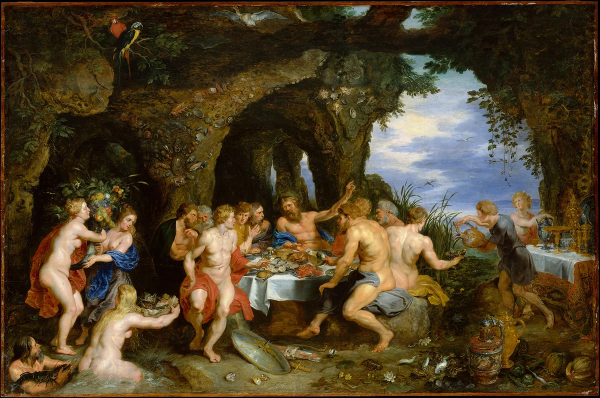 The Feast of Acheloüs by Peter Paul Rubens, painting, 1610-1620