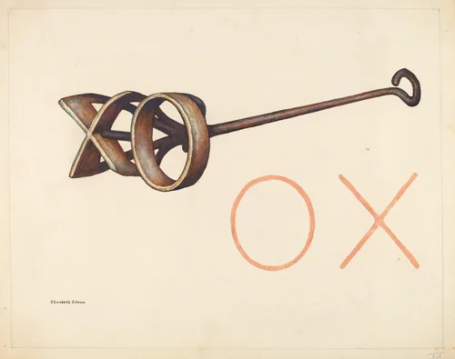 Branding Iron by Elizabeth Johnson, index of american design, 1942