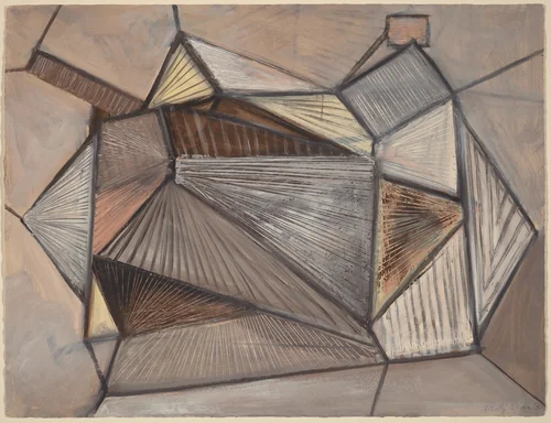 Untitled by Dorothy Dehner, drawing, 1951