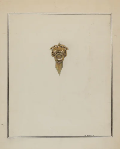 Brooch by Madeline Arnold, index of american design, 1937