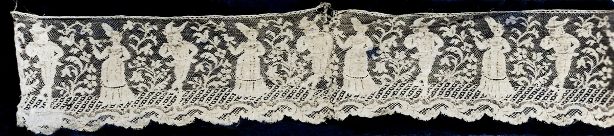 Two Borders by France, textile, 1880-1900