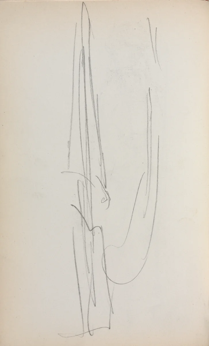 Italian Sketchbook: Sail (page 71) by Maurice Prendergast, book, 1898-1899