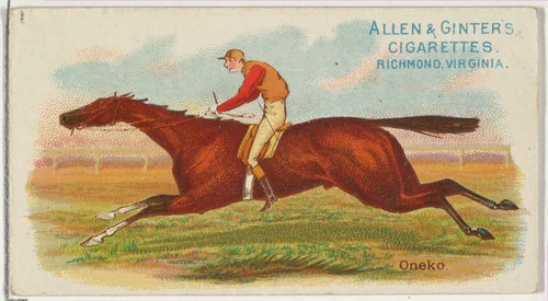 Oneko, from The World's Racers series (N32) for Allen & Ginter Cigarettes by Allen & Ginter, print, 1888