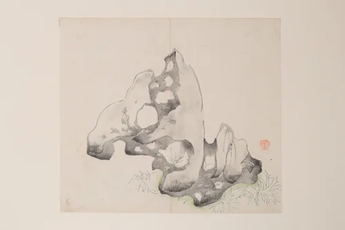 Page from the Ten Bamboo Studio Manual of Painting and Calligraphy by Hu Zhengyan, print, 1633