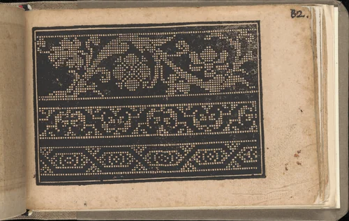 Schön newes Modelbuch (Page 82r) by Sigismundus Latomus, book, 1608