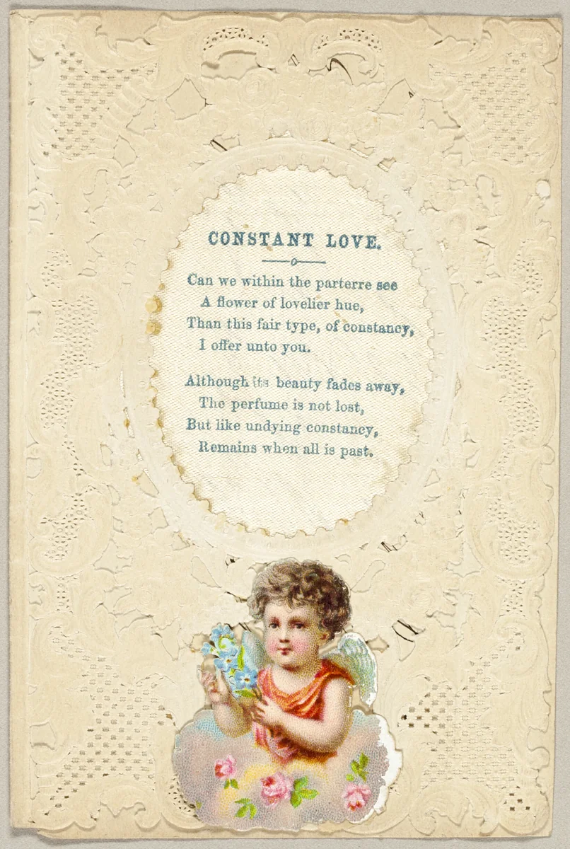 Constant Love (valentine) by Unknown Artist, other, 1850-1859