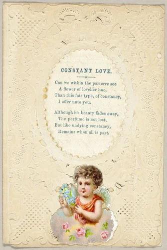 Constant Love (valentine) by Unknown Artist, other, 1850-1859