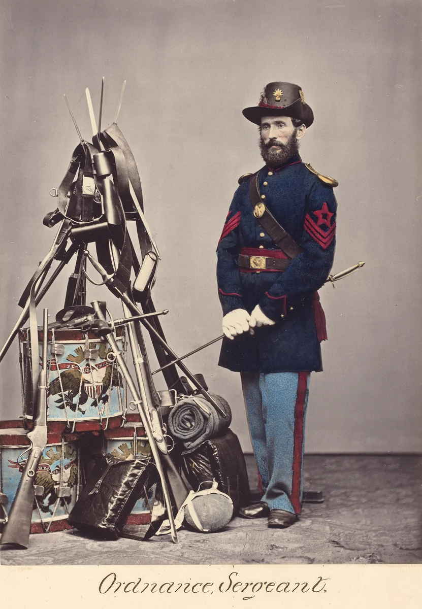Ordnance, Sergeant by Oliver Willard, photograph, 1866