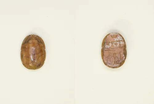 Scarab with Hieroglyphs by Egyptian, other, -1069--343
