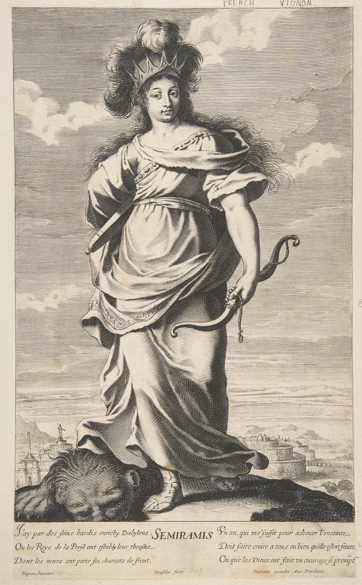 Sémiramis by Gilles Rousselet, print, 1634-1645