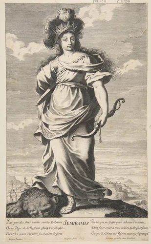 Sémiramis by Gilles Rousselet, print, 1634-1645