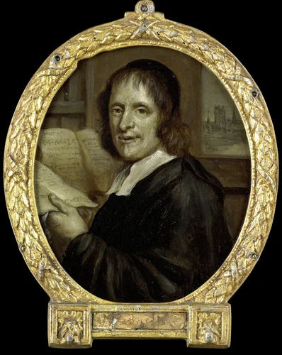 Matthijs Balen Jansz (1611-91), poet and chronicler of Dordrecht by Jan Maurits Quinkhard, painting, 1732-1771