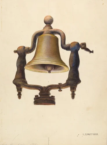 Bell by L. B. Hartmann, index of american design, 1935-1942