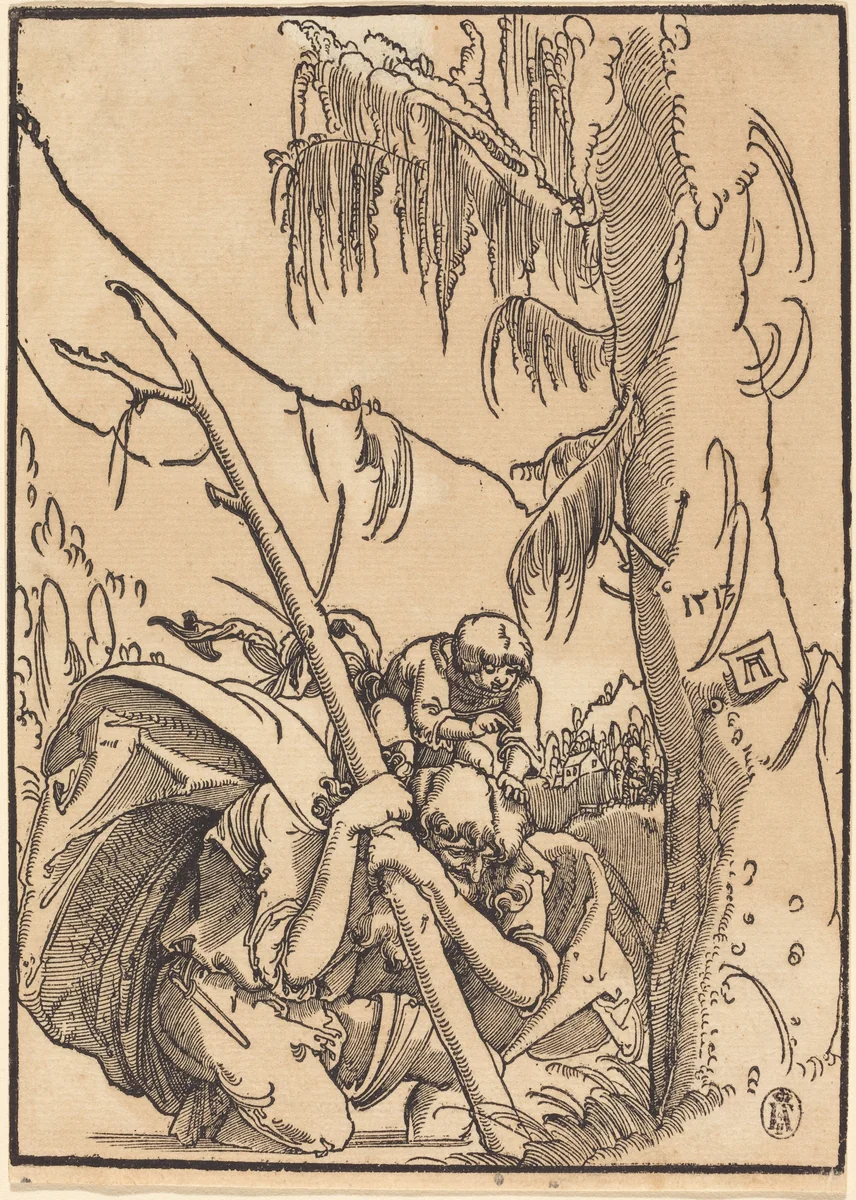 Saint Christopher by Albrecht Altdorfer, print, 1513