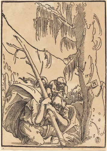 Saint Christopher by Albrecht Altdorfer, print, 1513