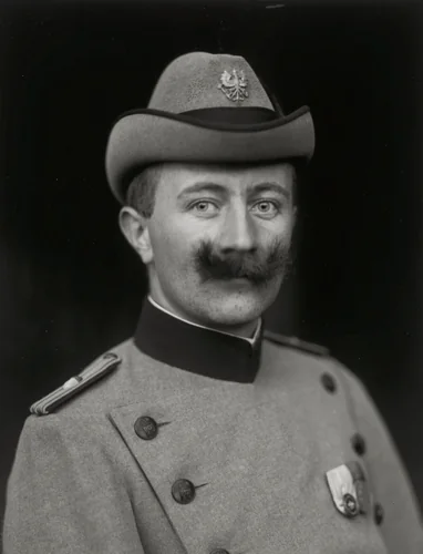 Forester by August Sander, photograph, 1911