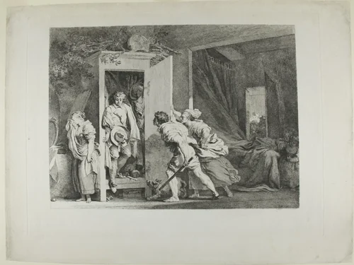 The Armoire by Jean Honoré Fragonard, print, 1778