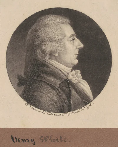 Henry White by Charles B. J. Févret de Saint-Mémin, print, 1796-1797