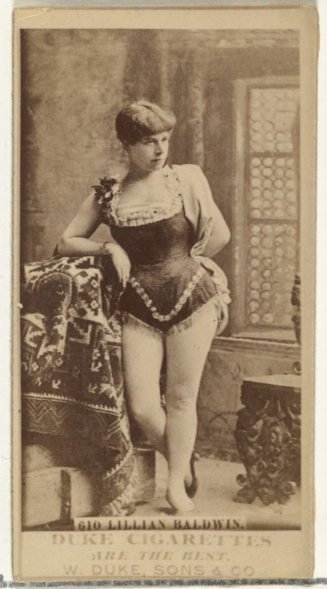 Card Number 610, Lillian Baldwin, from the Actors and Actresses series (N145-7) issued by Duke Sons & Co. to promote Duke Cigarettes by W. Duke, Sons & Co., photograph, 1880-1889