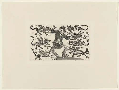 Example: The Seven Deadly Sins (Ejemplo: Los Siete Vicios) by José Guadalupe Posada, print, 1891