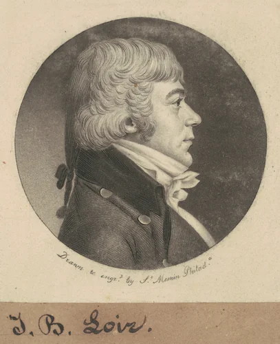 J. B. Loir by Charles B. J. Févret de Saint-Mémin, print, 1800