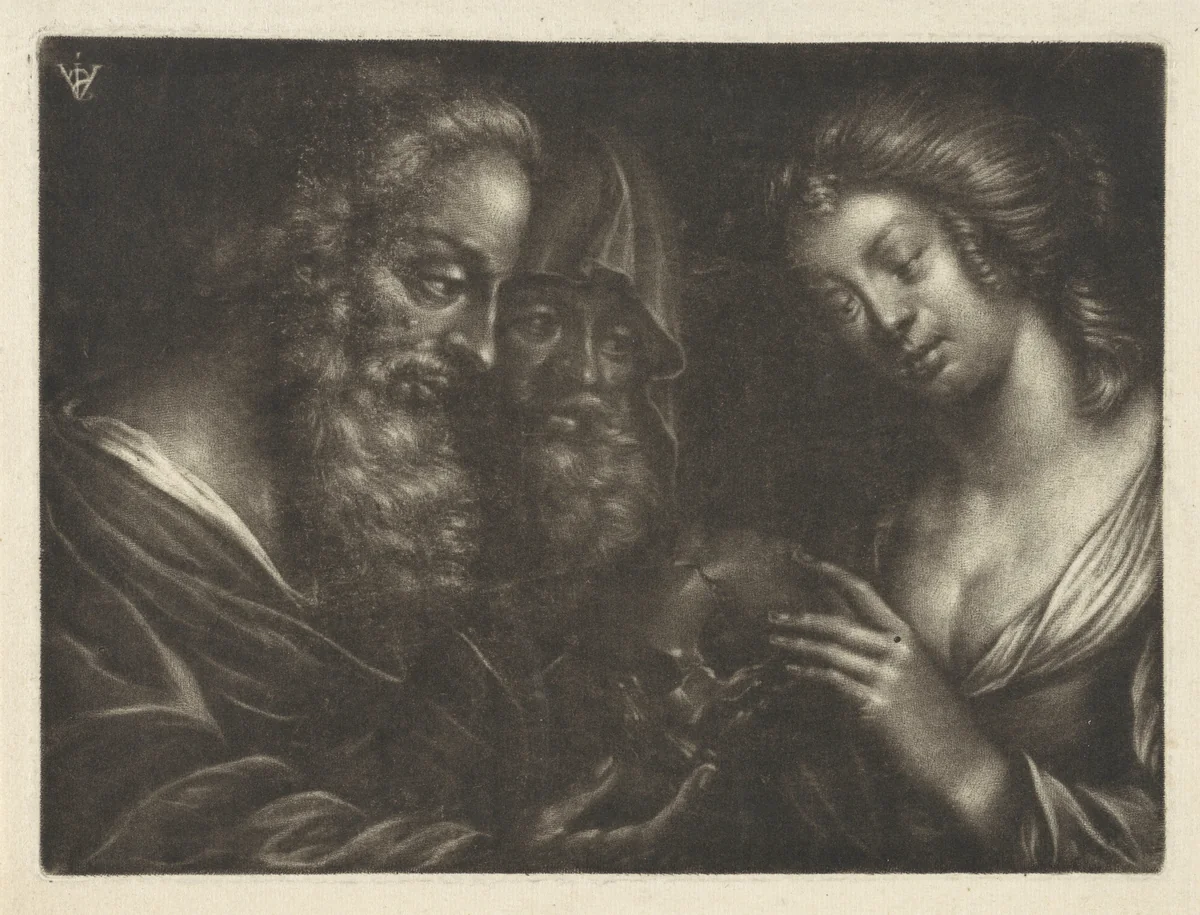 Vanitas by Jan van Somer, print, 1655-1700