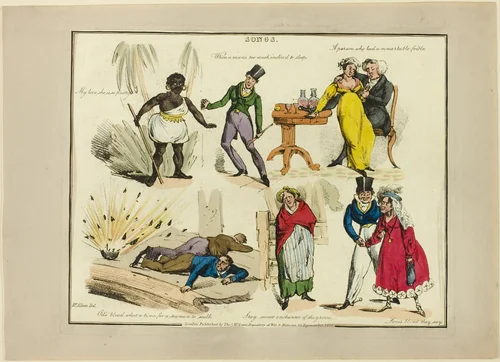 Plate from Illustrations to Popular Songs by Henry Alken, print, 1822