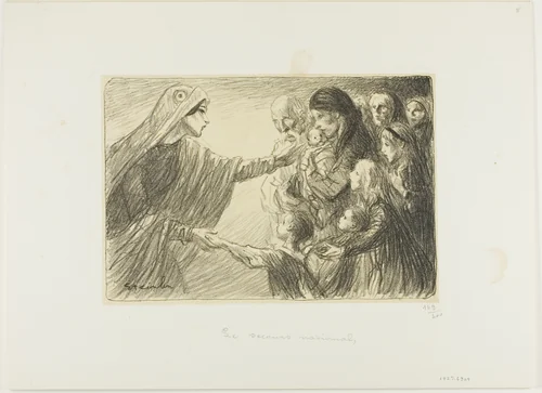 National Assistance by Théophile Alexandre Steinlen, print, 1915-1917