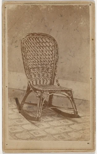Wicker Chair by Alex V. Olszewsky, photograph, 1860-1869