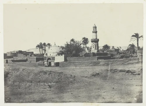 Mosquée d'El-Arif et Tombeau de Mourad-Bey, Haute-Egypte, plate 13 from the album "Egypte, Nubie, Palestine et Syrie" (1852) by Maxime Du Camp, photograph, 1849-1851