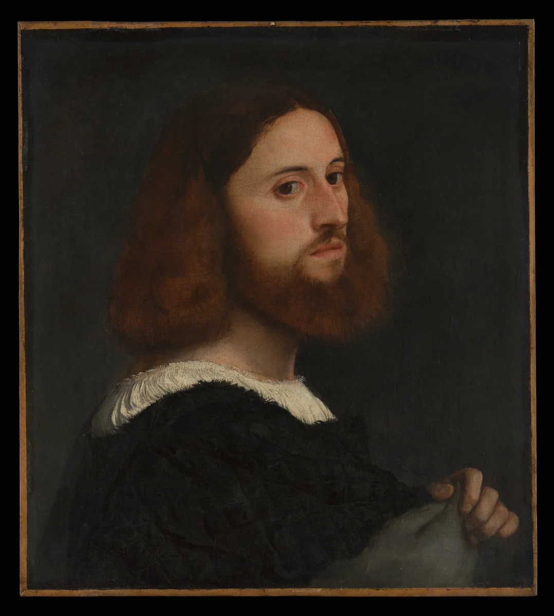 Portrait of a Man by Titian, painting, 1510-1520