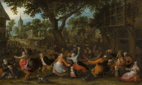 Country Fair by David Vinckboons, painting, 1629