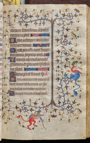 Hours of Charles the Noble, King of Navarre (1361-1425): fol. 101r, Text by Master of the Brussels Initials and Associates, book, 1400-1410