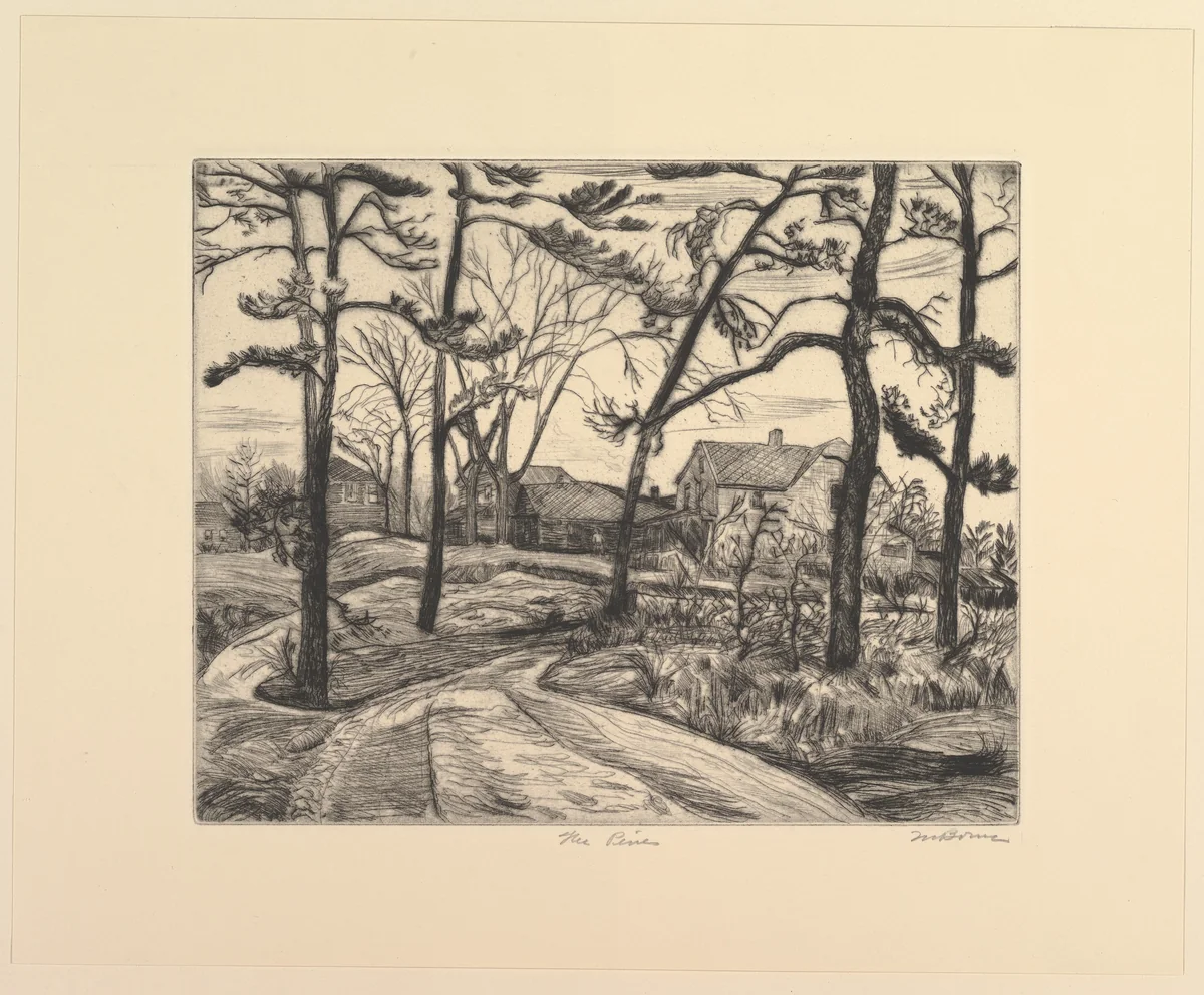 The Pines by Mortimer Borne, print, 1935-1943