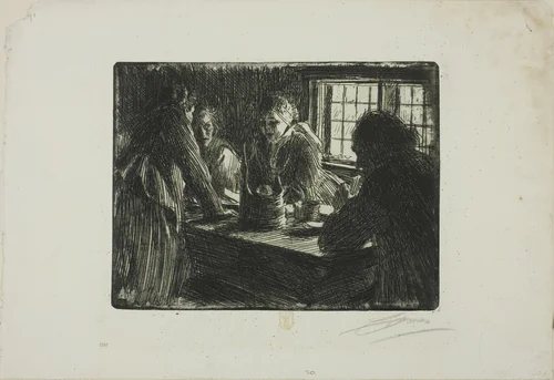 The Bride's-Maid by Anders Zorn, print, 1905