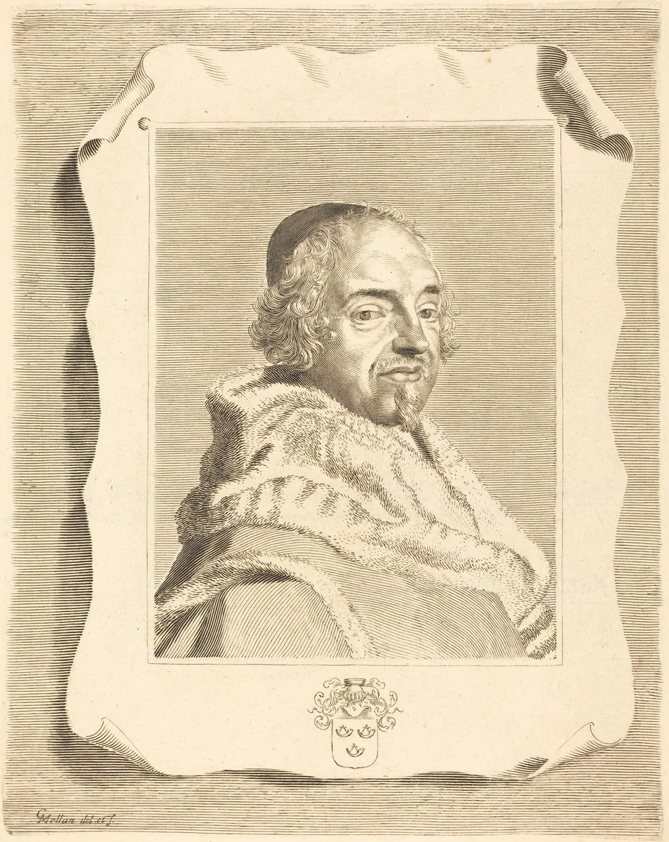 François-Théodore de Nesmond by Claude Mellan, print, 1598-1688