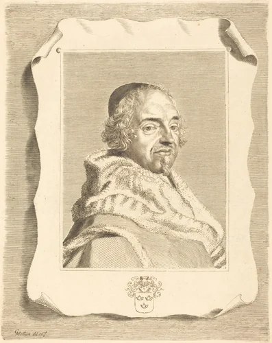 François-Théodore de Nesmond by Claude Mellan, print, 1598-1688