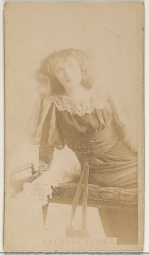 Kathryn Kidder, from the Actors and Actresses series (N45, Type 8) for Virginia Brights Cigarettes by Allen & Ginter, photograph, 1885-1891