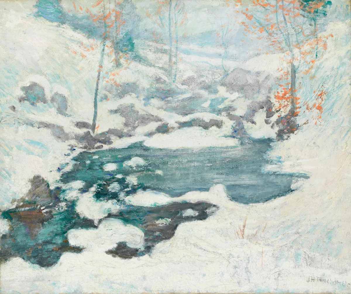 Icebound by John Henry Twachtman, painting, 1889