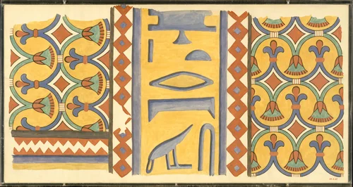 Ceiling Fragment by Hugh R. Hopgood, artwork, -1390--1352