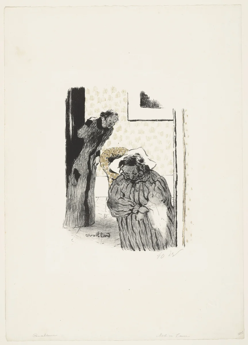 Interior (Intérieur) from the portfolio The Original Print (L'Estampe originale), no. I by Édouard Vuillard, print, 1893