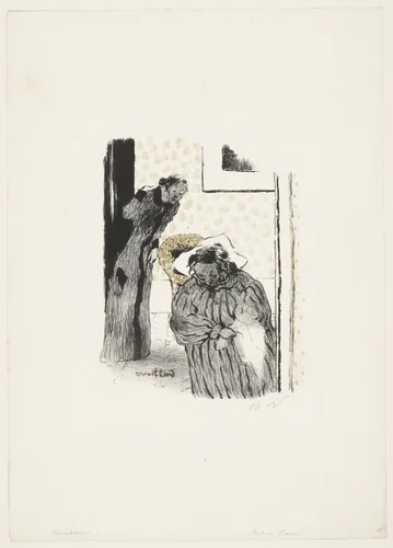 Interior (Intérieur) from the portfolio The Original Print (L'Estampe originale), no. I by Édouard Vuillard, print, 1893