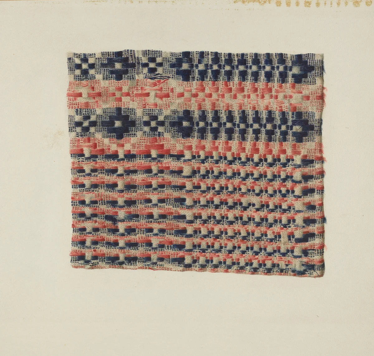 Coverlet Detail by Miriam Y. Solomon, index of american design, 1941