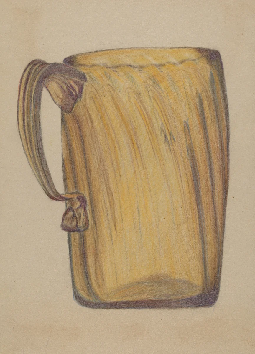 Mug by S. Brodsky, index of american design, 1935-1942