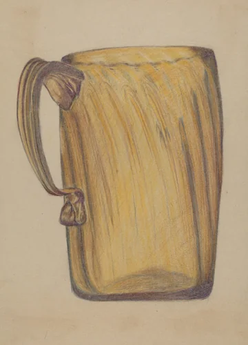 Mug by S. Brodsky, index of american design, 1935-1942