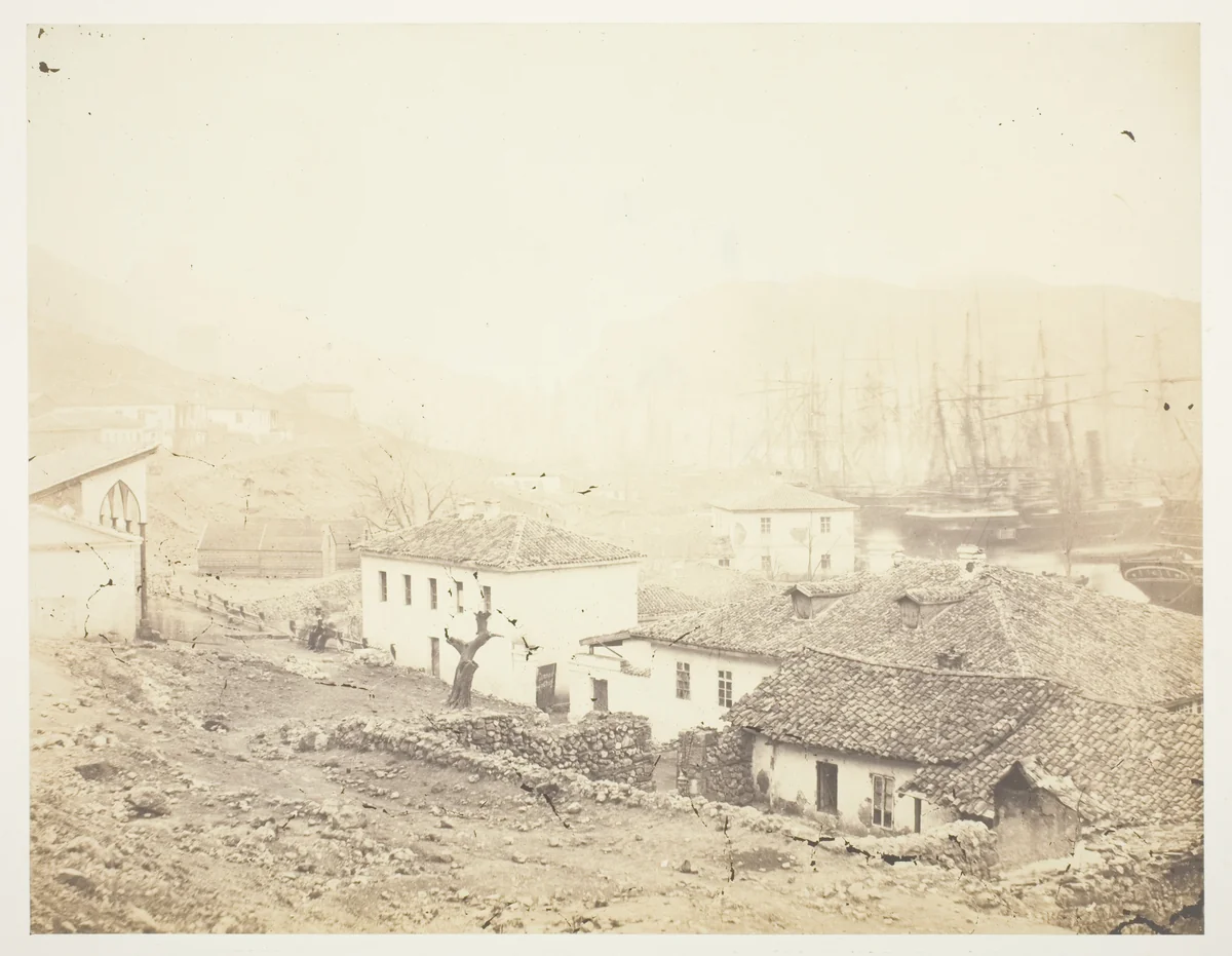 Balaklava, looking Seawards by Roger Fenton, photograph, 1855